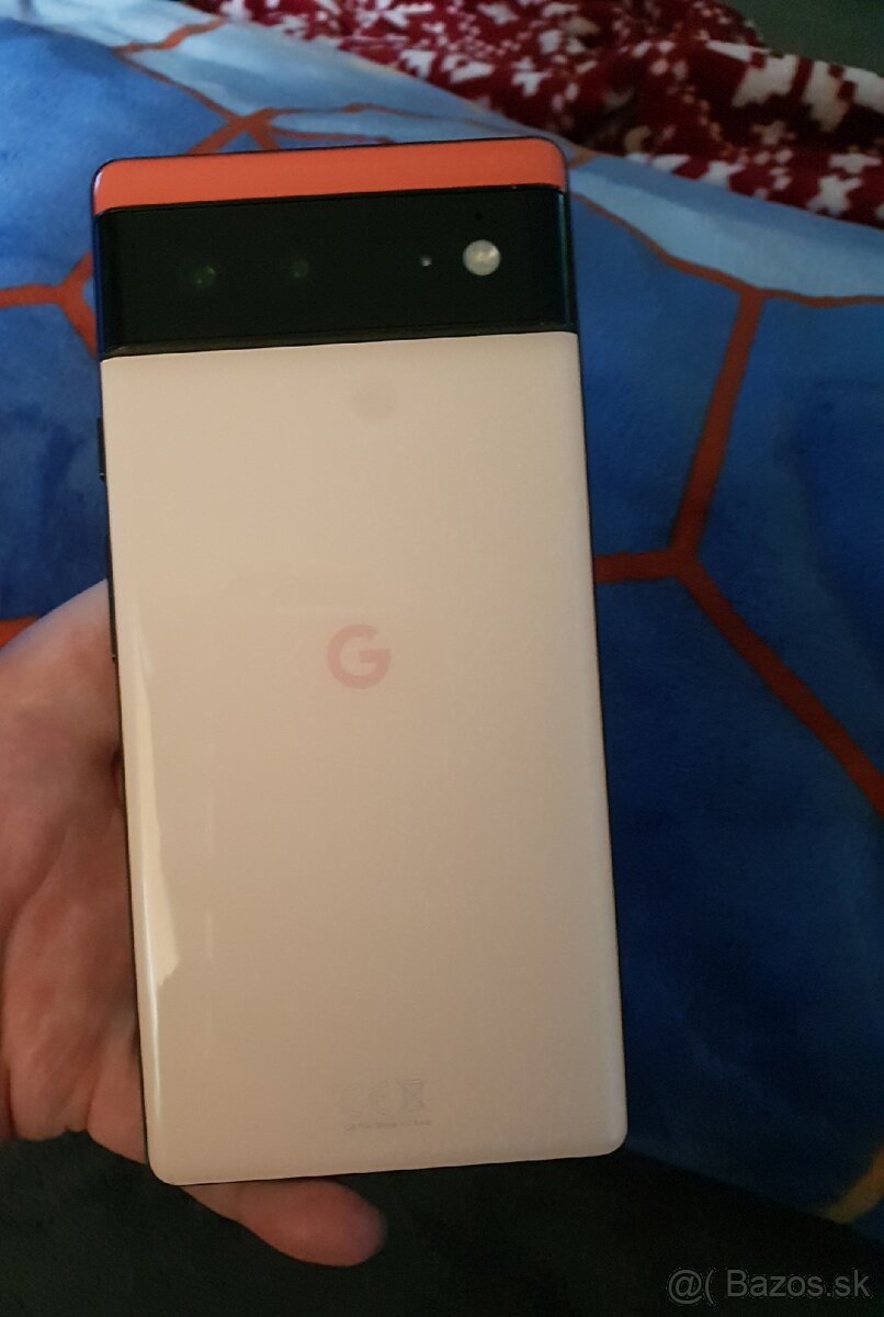 Google pixel 6 ružový