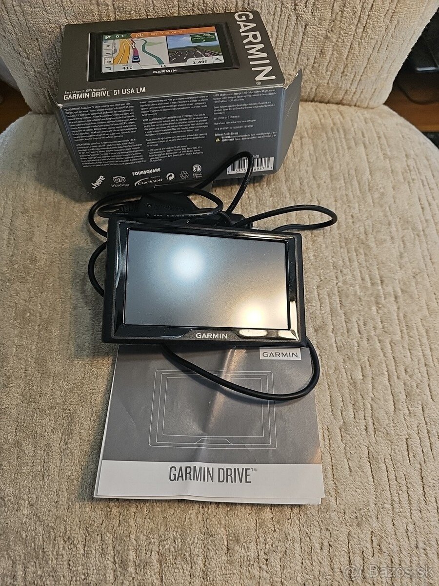 GPS navigácia GARMIN DRIVE 51 s mapou pre rok 2025.