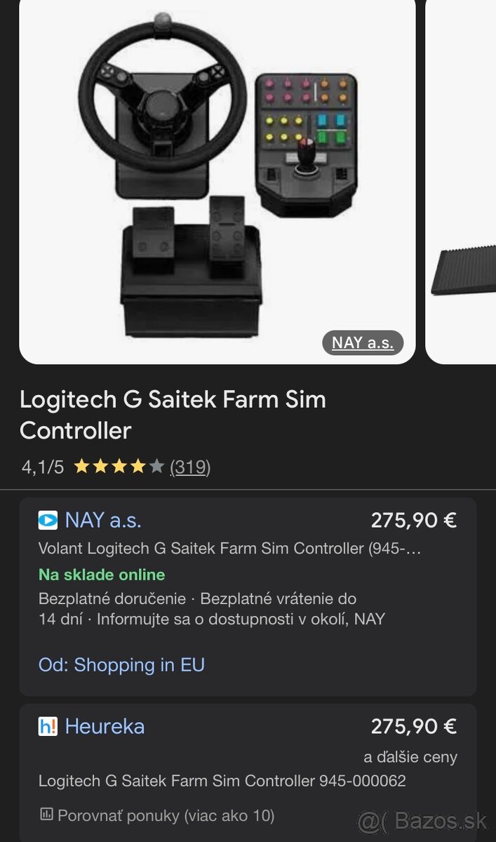 Logitech G Saitek Farm Sim