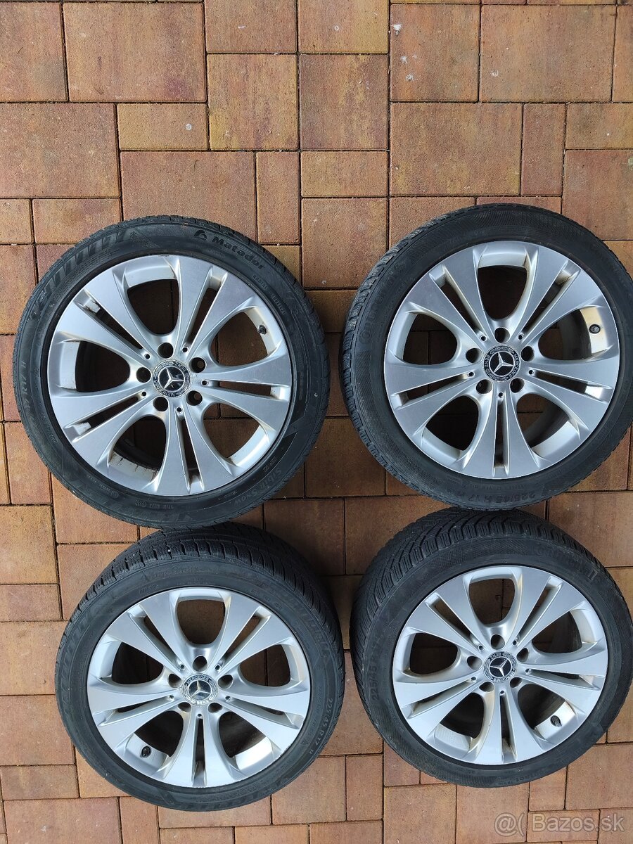Zimná sada R17 Mercedes B - 225/45 R17 /5X112/