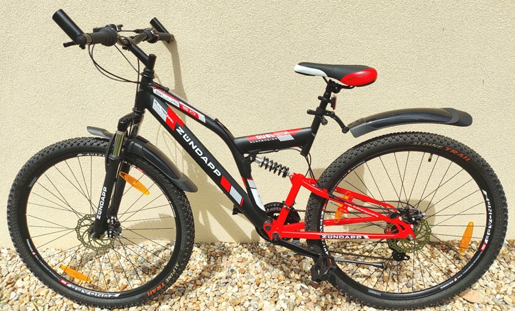 Celoodprúžený horský bicykel 29 kolesá