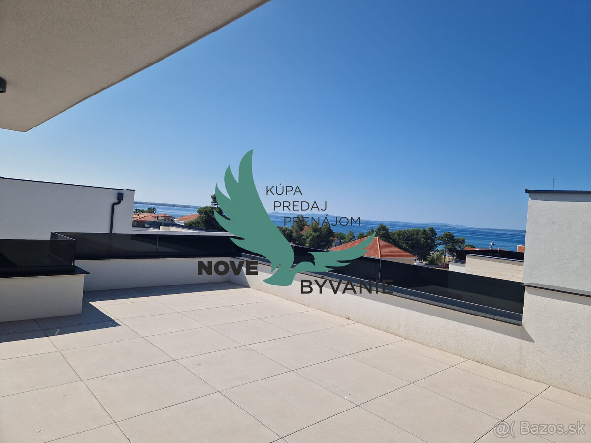 Novostavba apartmánu len 150m od mora s výhľadom na more na