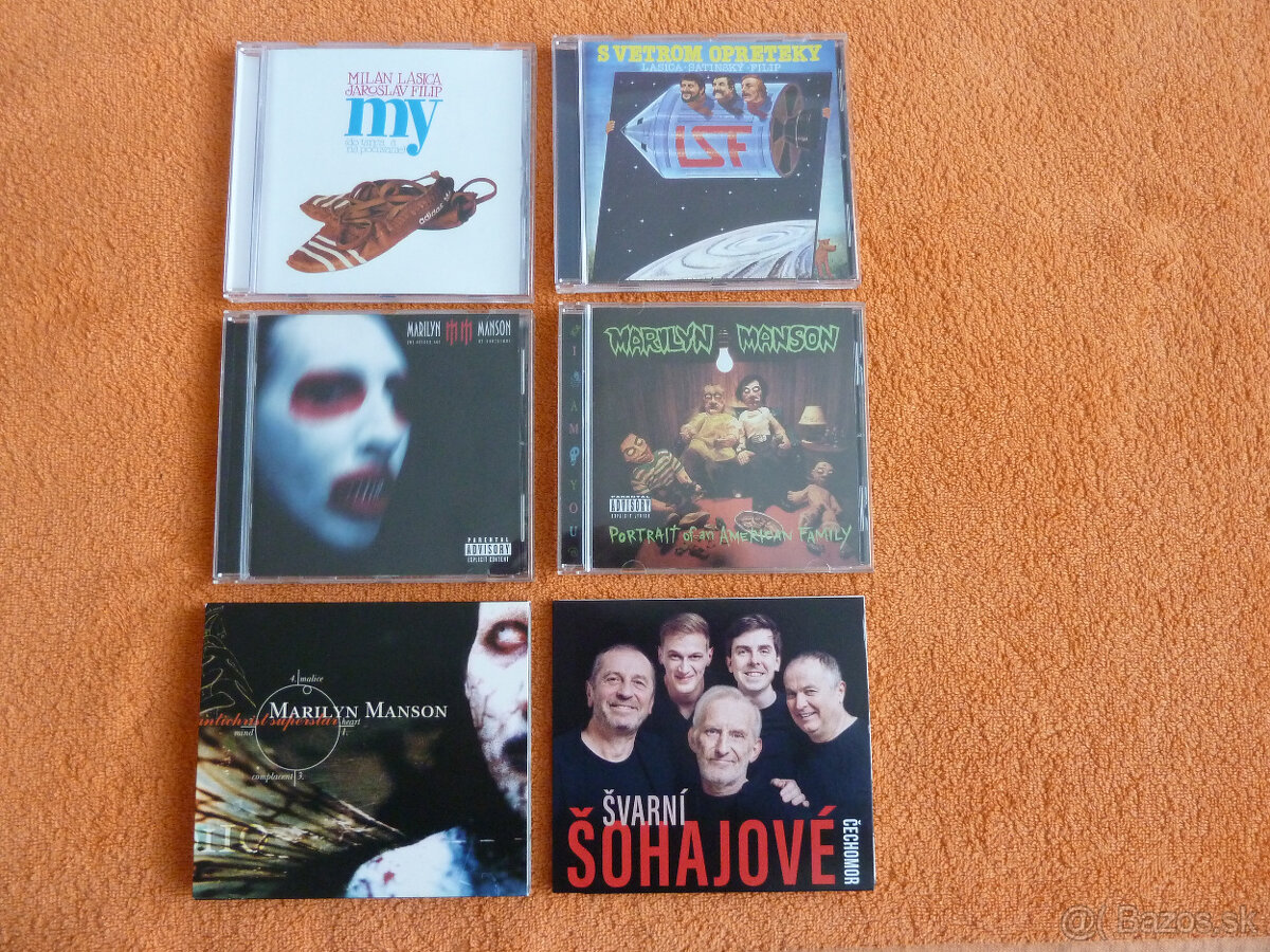 Predám tieto nové CD-čka bez škrabanca