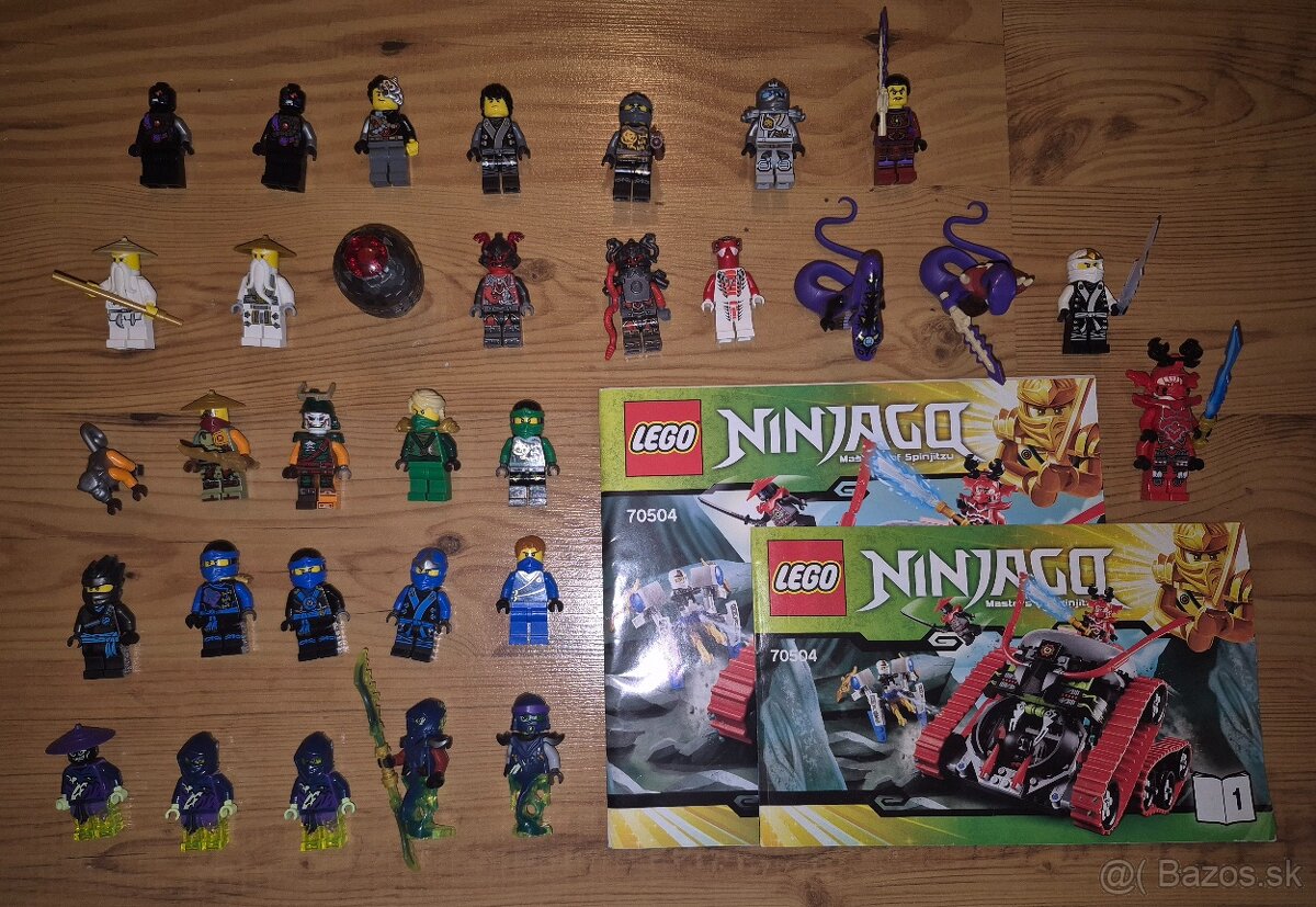 Lego ninjago figurky (staršie, ťažšie zohnatelne)