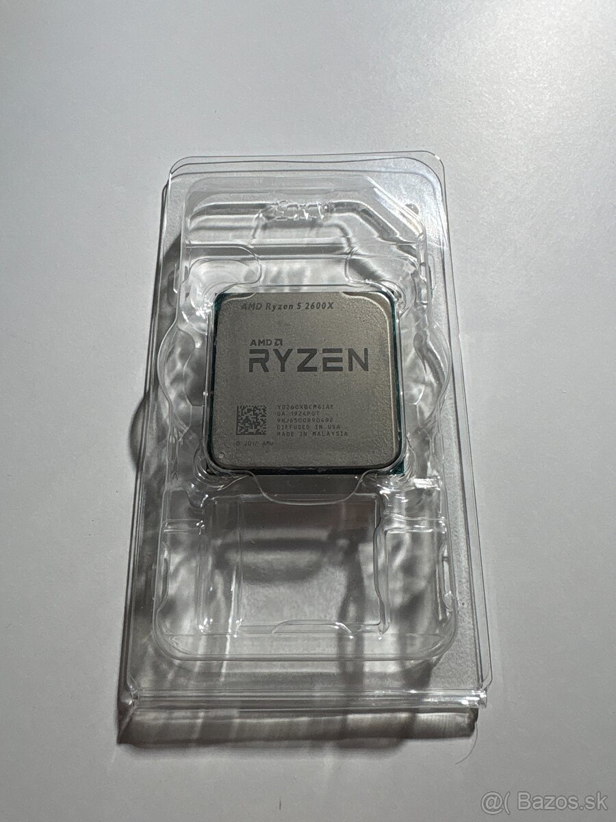 AMD Ryzen 2600x 6-jadrový, 12 vláken, 3.6GHz