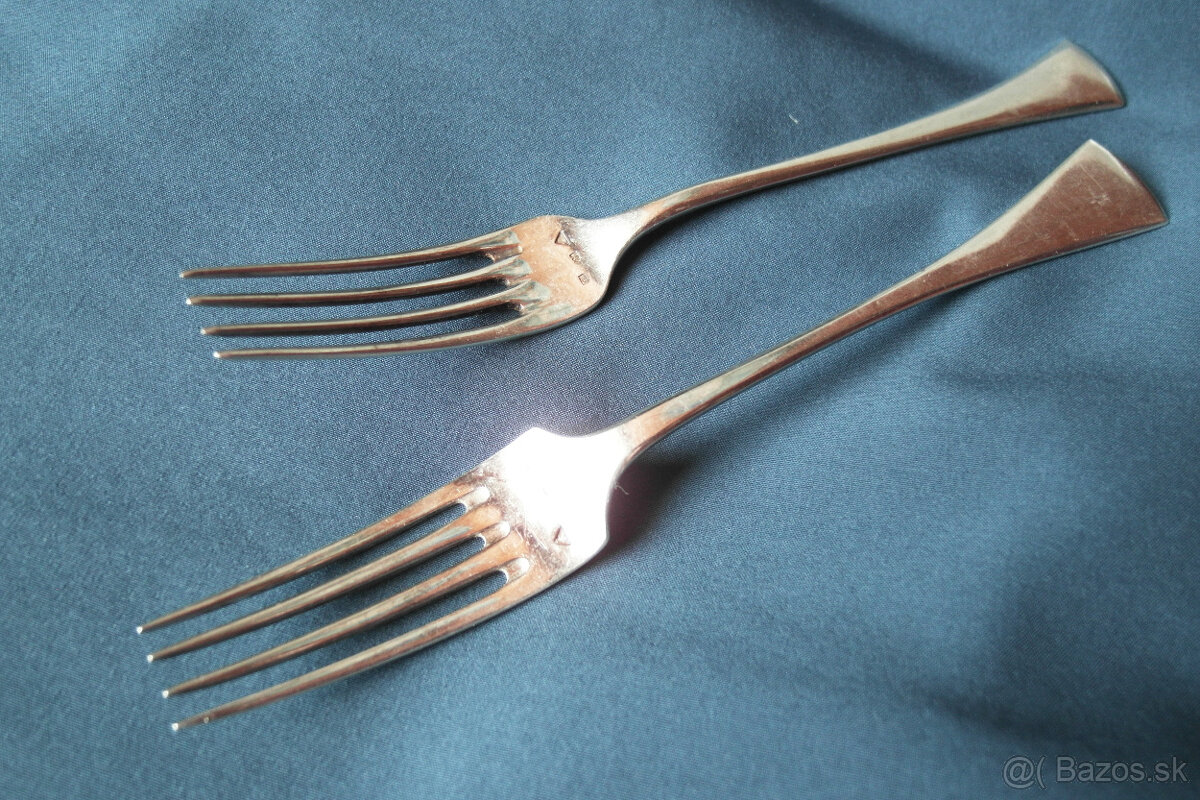 Strieborná vidlička 2ks striebro