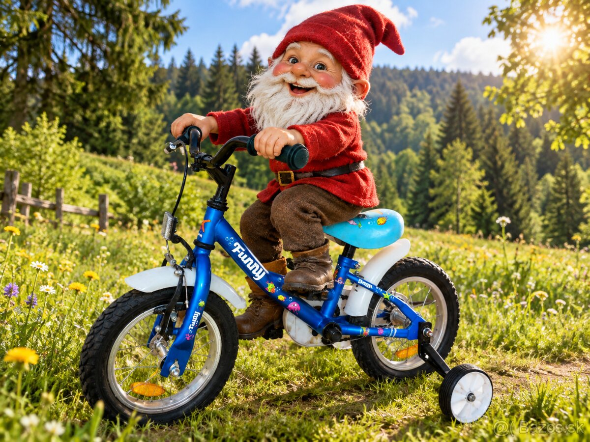 Detský bicykel 12 Dema funny modrý