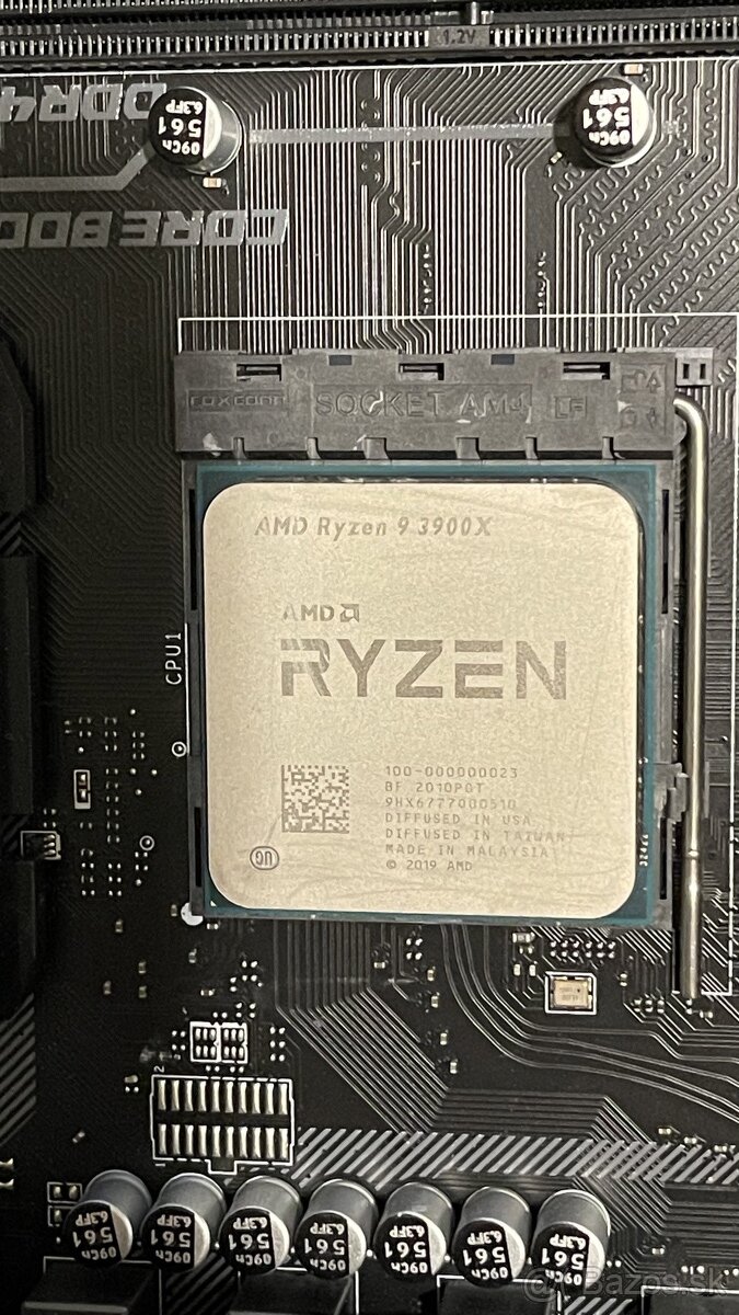AMD Ryzen 9 3900X 3,8 boost 4,6GHz (12 jadrový 24 vlákien)