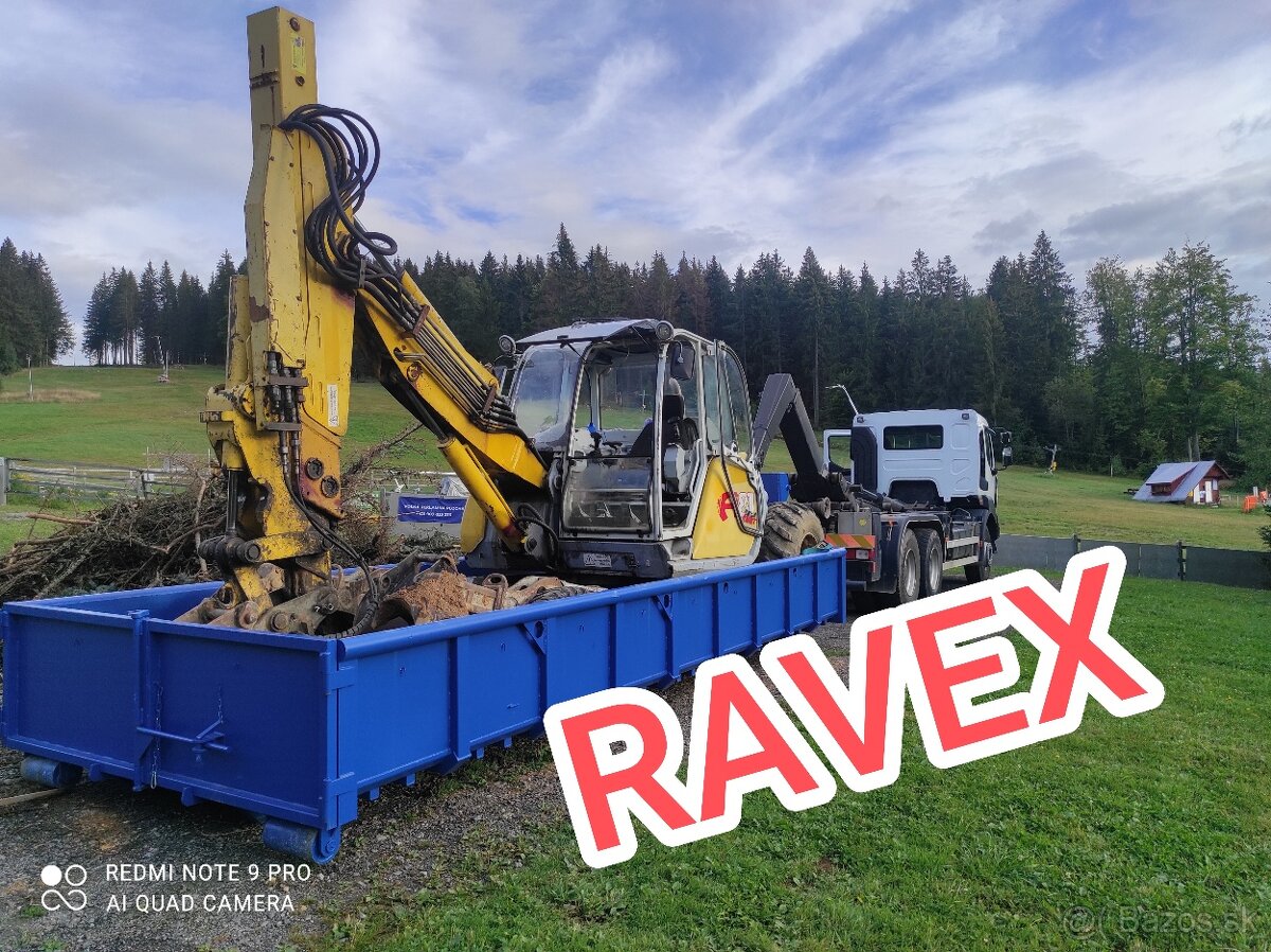 Zemné práce, kráčajúci bager, kolesový bager