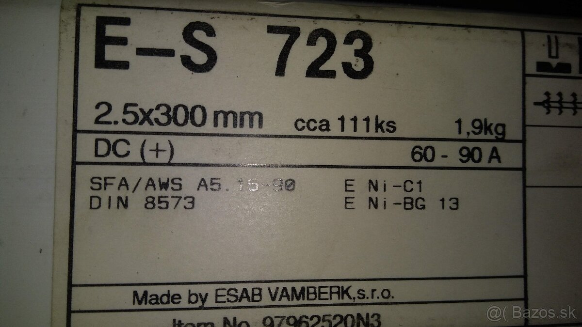 Predám kvalitné zváracie elektródy