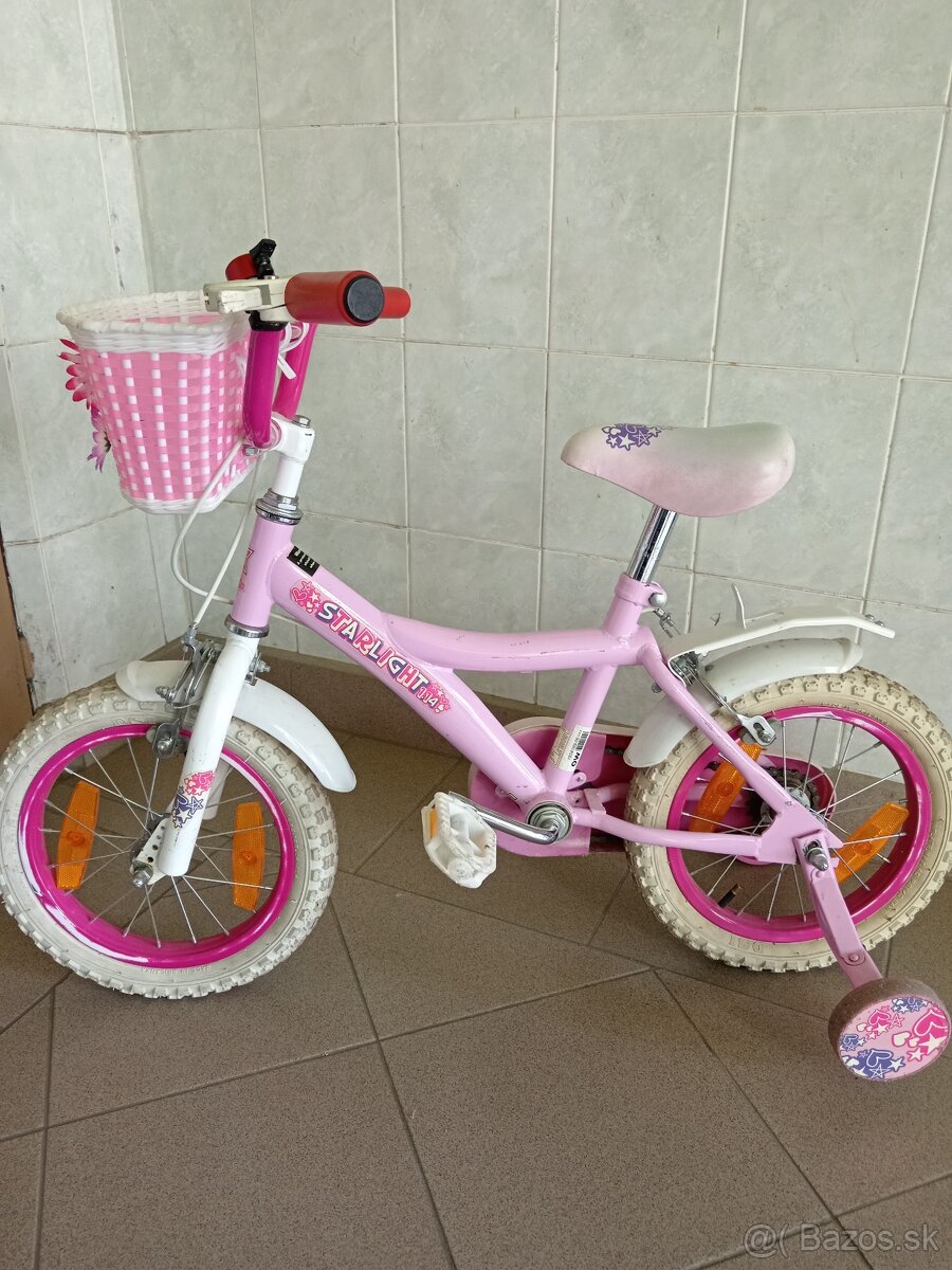 Dievčenský detsky bicykel 14