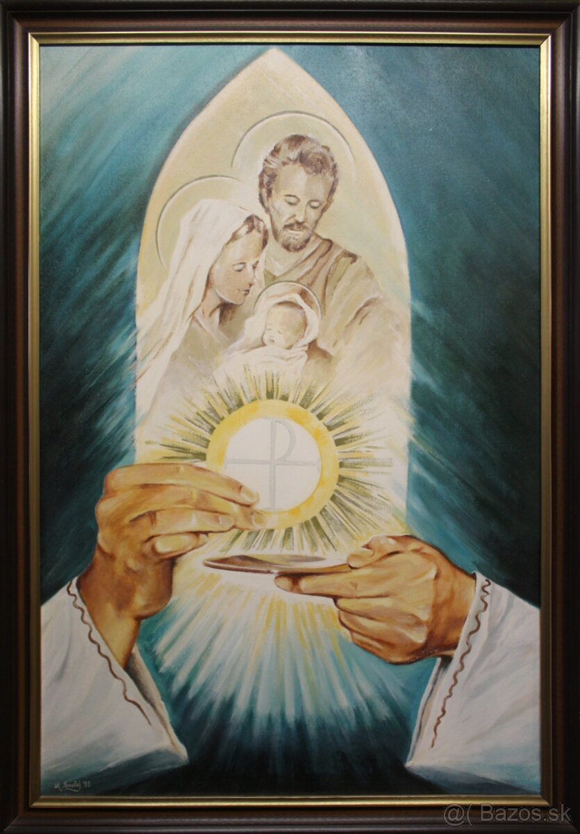 Obraz Sv. rodiny s rámom