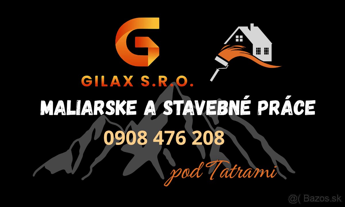 HĽADÁME MALIAR/ STAVBÁR IHNEĎ
