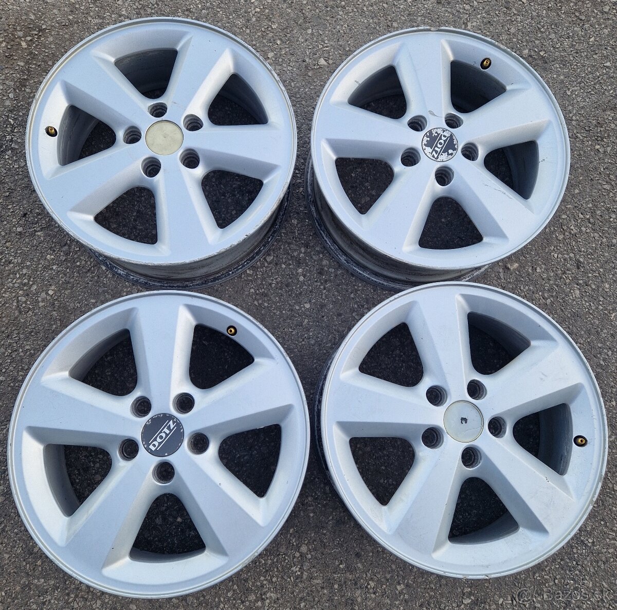 Sada zliatinových diskov FORD, 6.5Jx16, ET52.5, 5x108