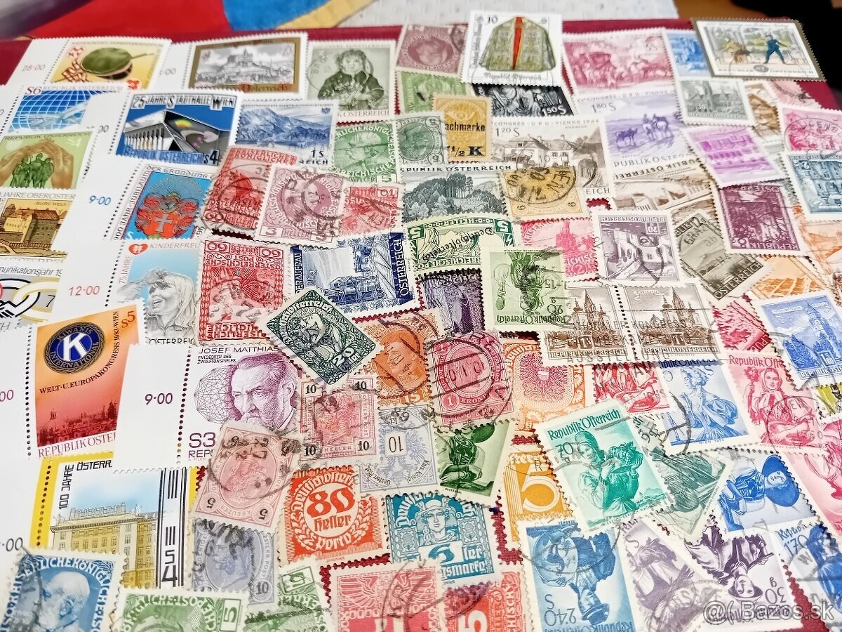 Známky Rakúsko 3500x