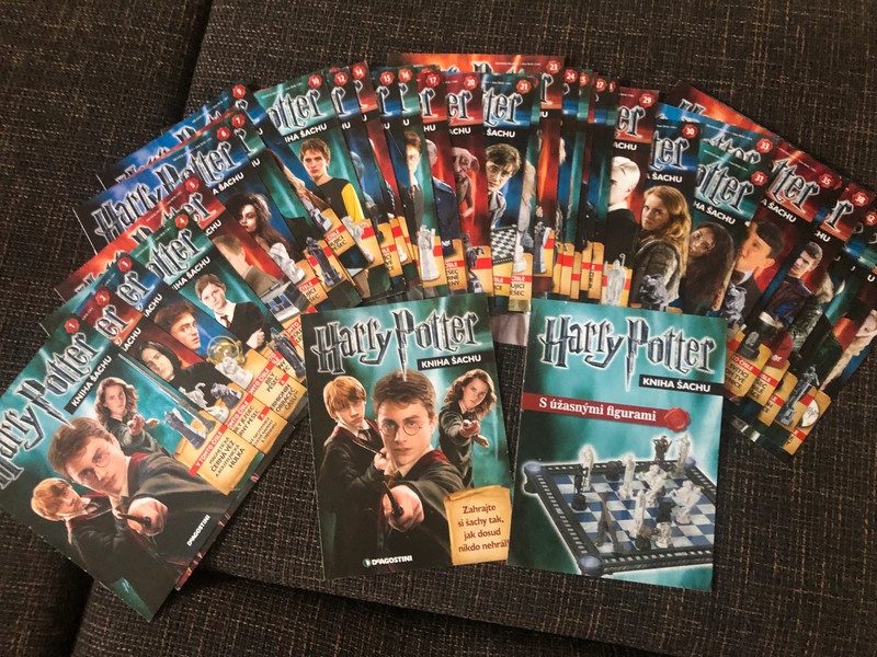 Časopisy kniha šachu Harry Potter