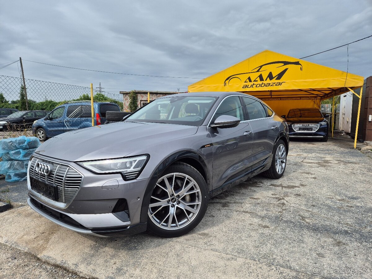 Audi E-tron 55 Sportback - NEBÚRANÉ