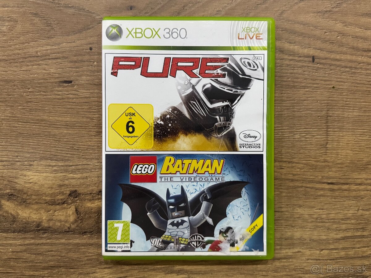 Hry XBOX 360 - Pure / LEGO Batman The Videogame