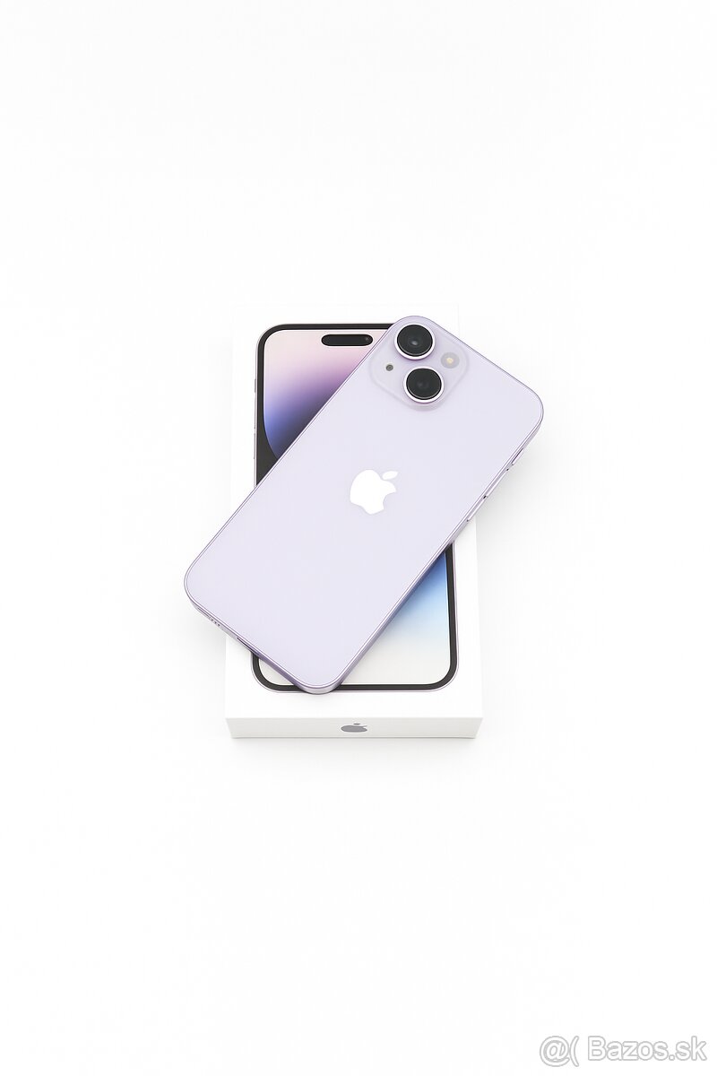 iPhone 14 128GB Purple (91% Batéria) + ZÁRUKA