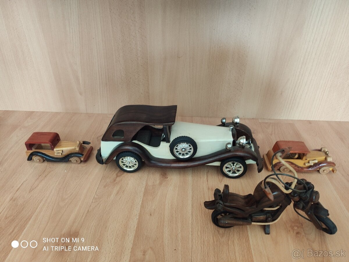 Predam drevene auta