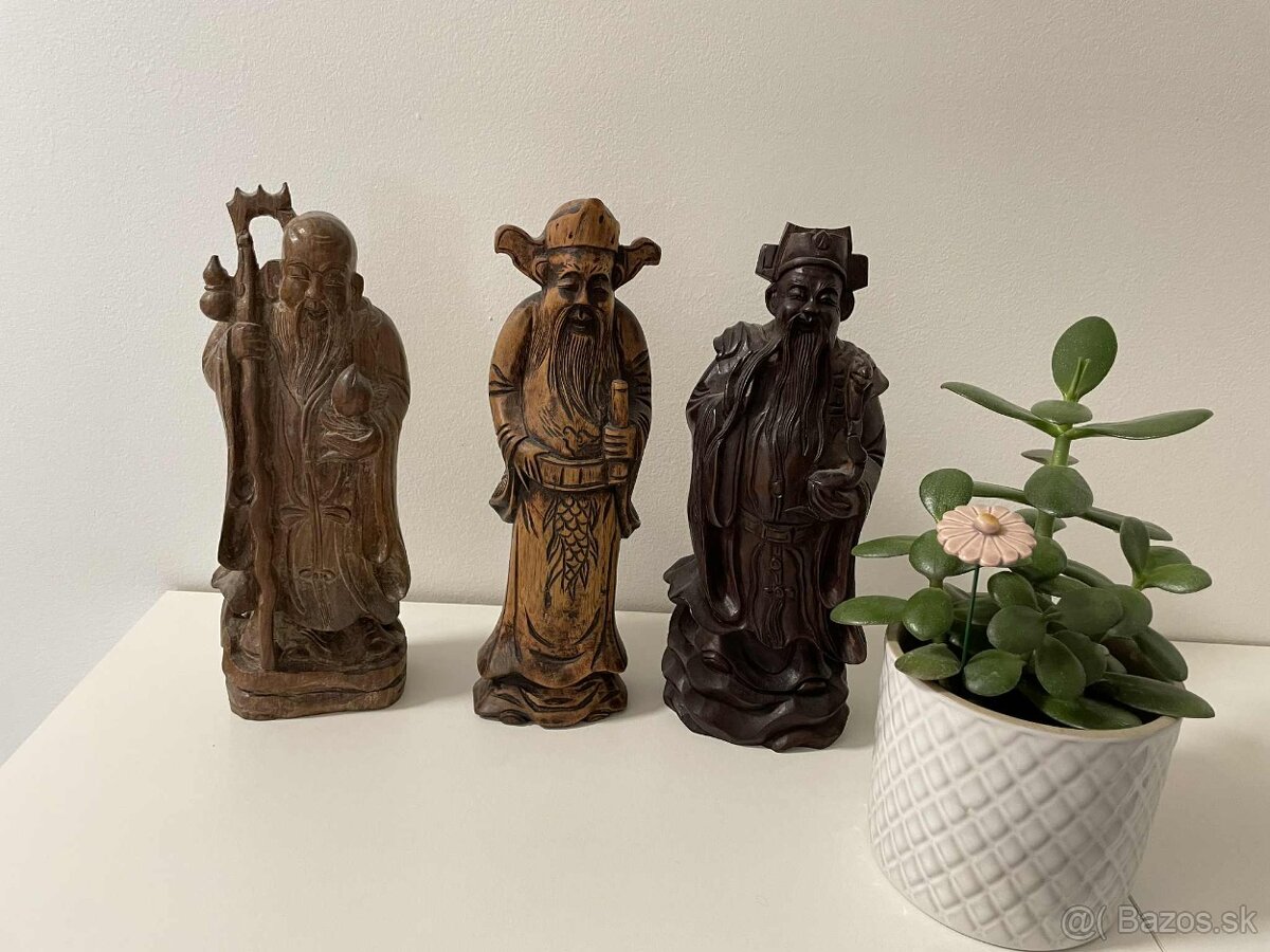 Drevené sošky Feng shui