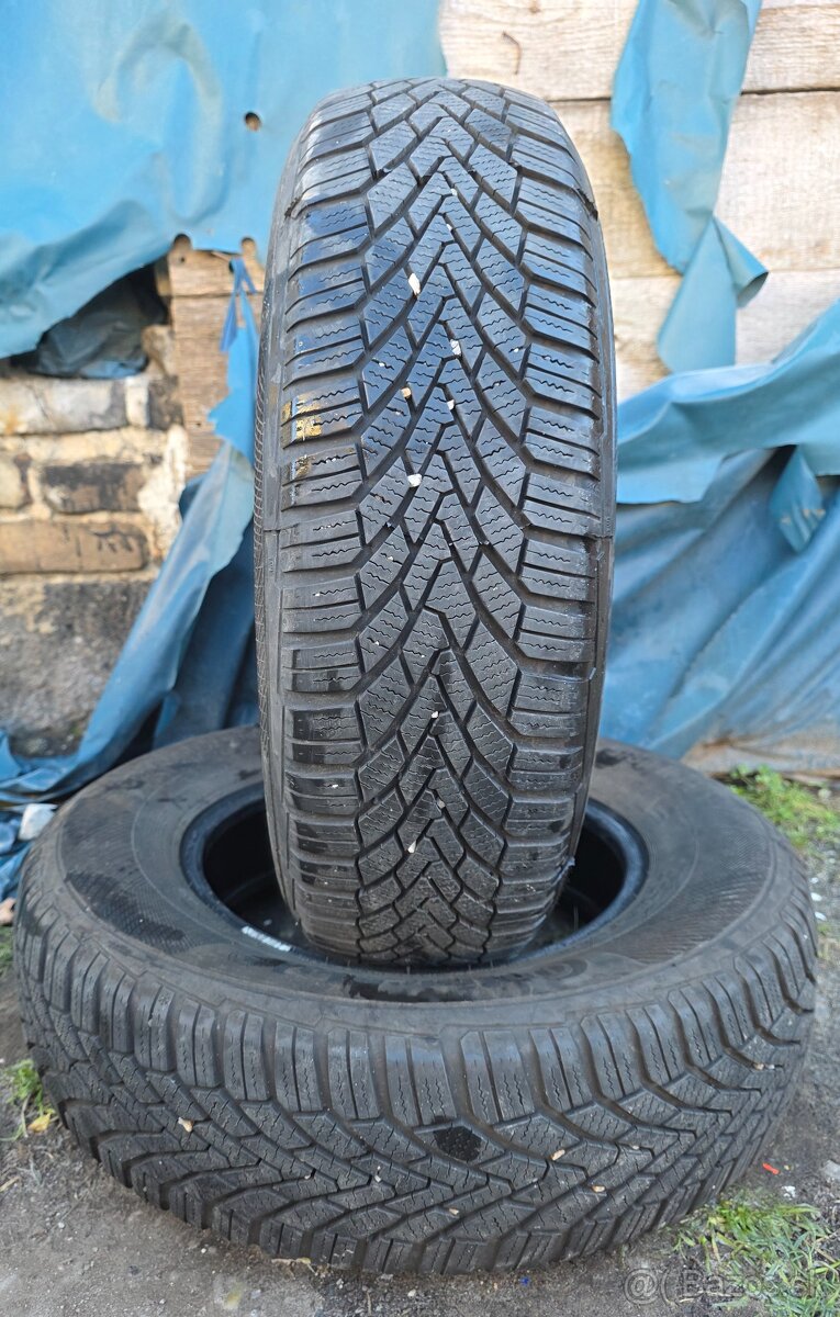 Ponúkam 2 zimné pneumatiky Continental Conti 175/80 R14