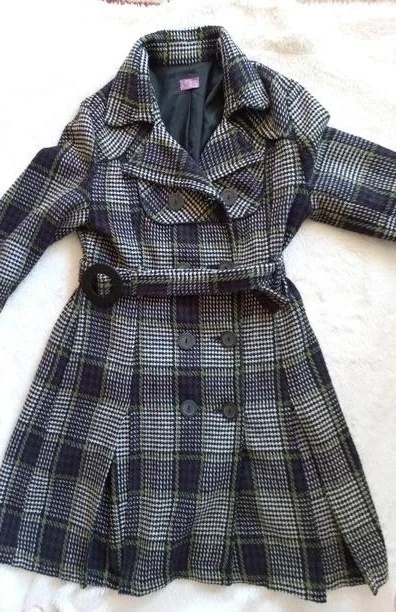 Kabát kockovaný