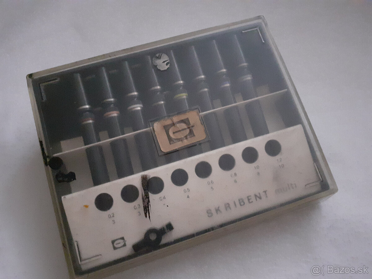 Sada technických, rysovacích pier Skribent multi 8ks