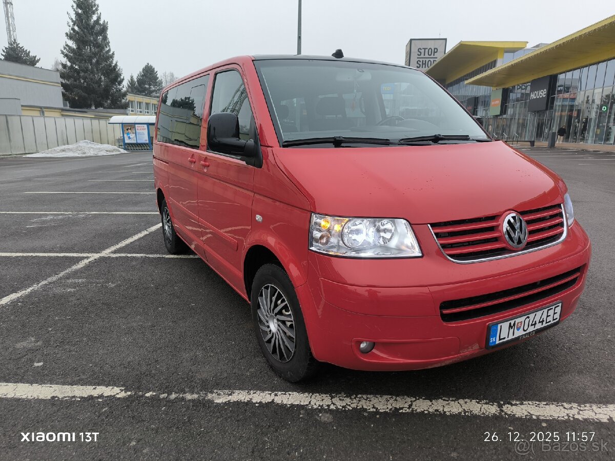 Volkswagen multivan T5 rok 2005 96 kW AXD