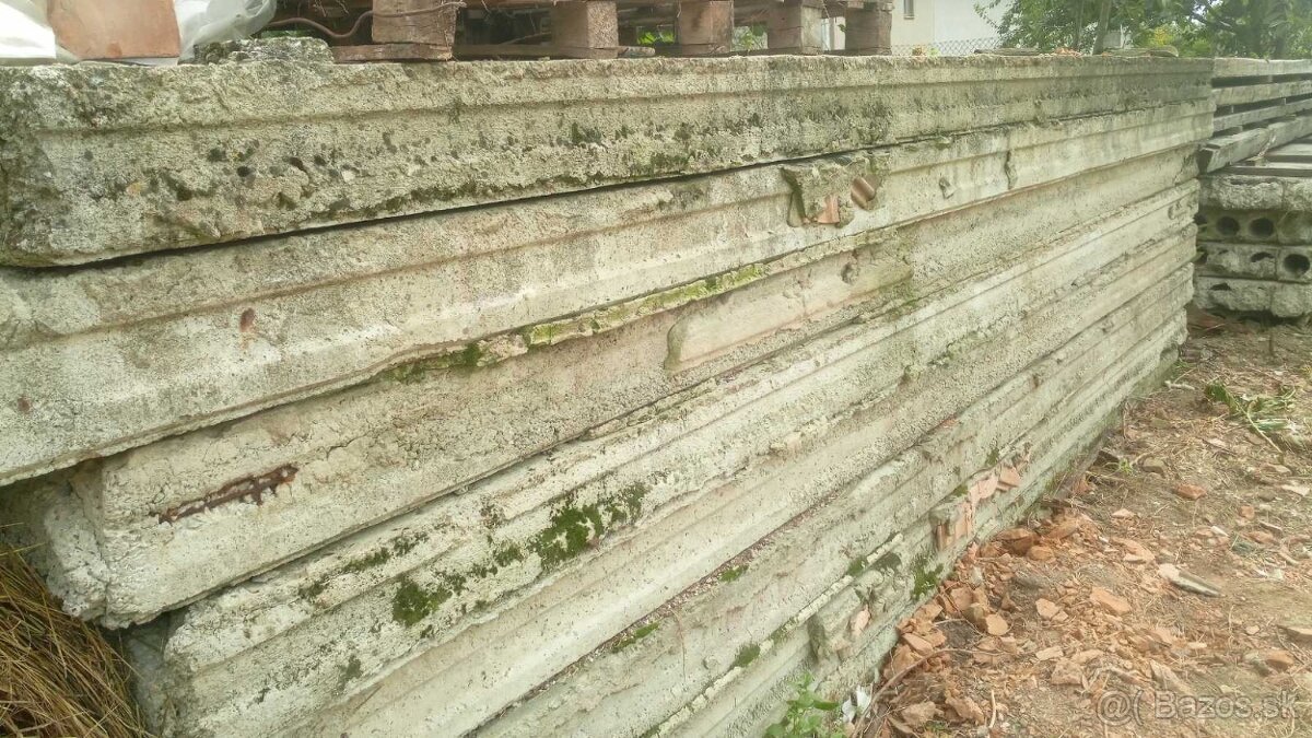 Predám stropné panely typu PZD odlahčené