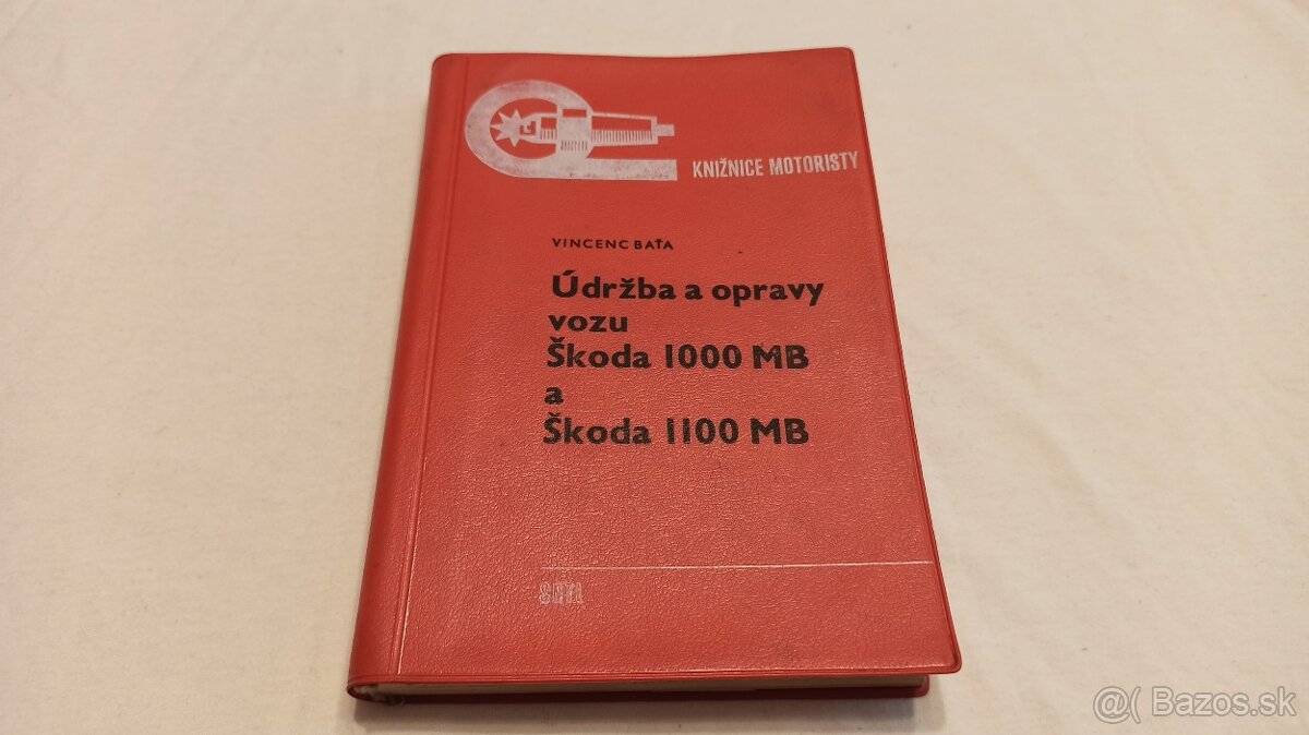 ŠKODA 1000 MB / 1100 MB údržba a opravy manuál veterán Š1000