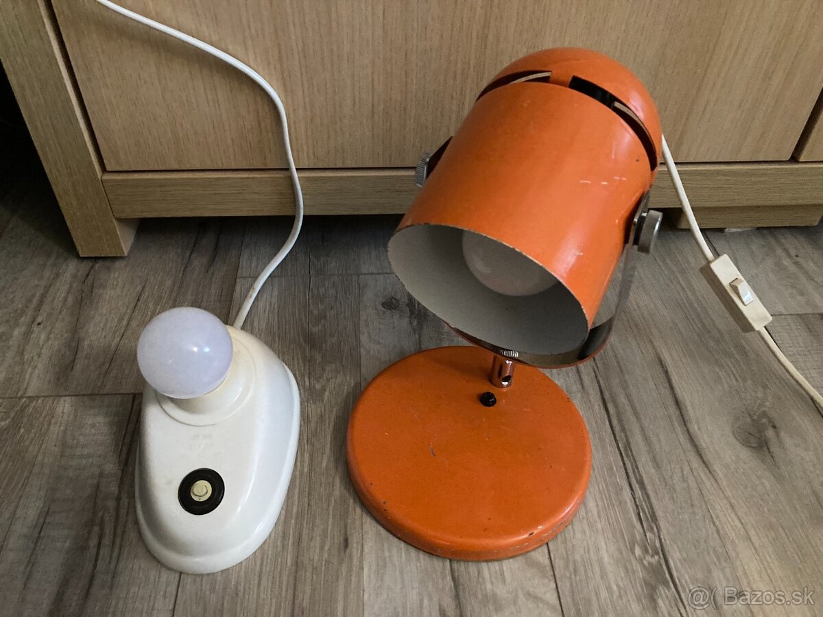 retro lampy - Elektrosvit, Lidokov, AKA, Drevo Humpolec.