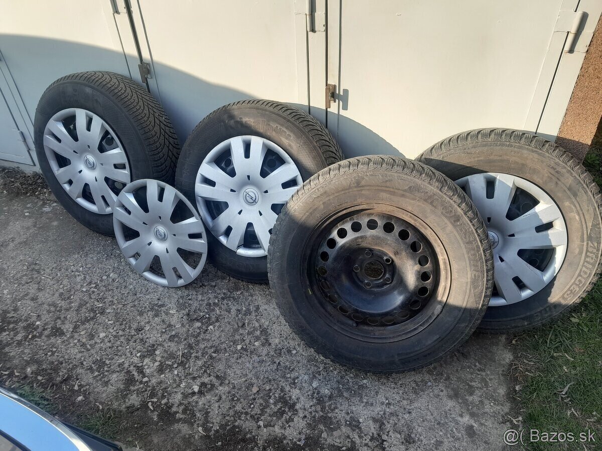 Zimne pneu na diskoch, puklice 50eur