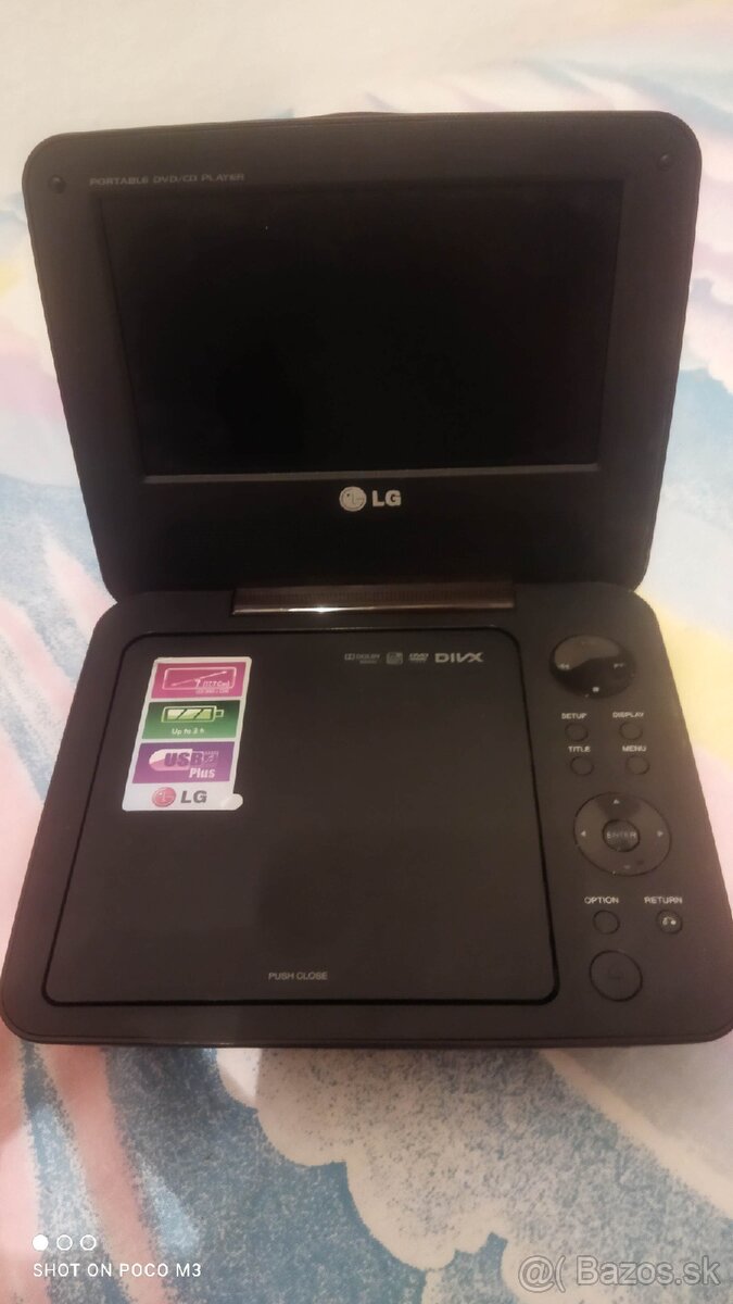 Prenosný dvd prehrávač LG DP650