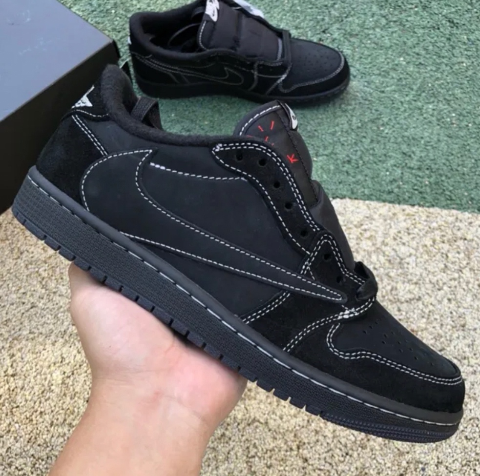 Jordan 1 Retro Low OG SP Travis Scott Black Phantom