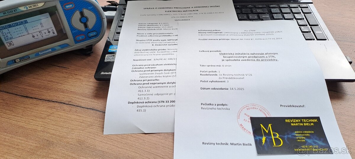 ✅ Revízny technik/Elektro revízie ✅