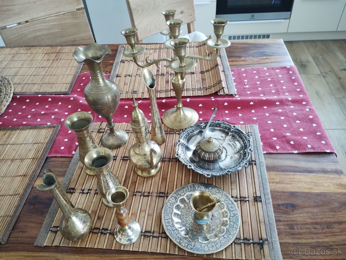 Predám Indické mosadzné karafy