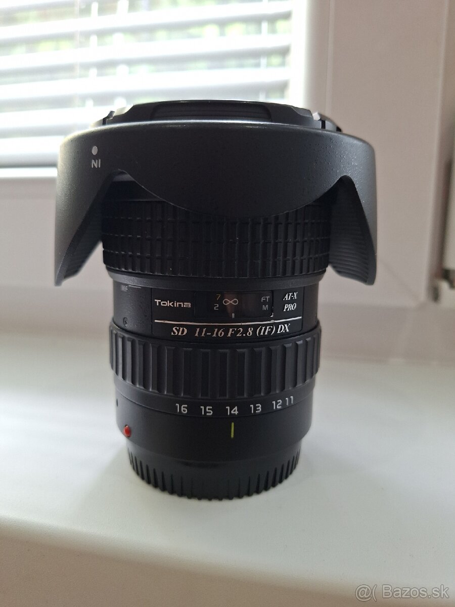 Tokina 11-16 F2,8 bajonet Canon EF