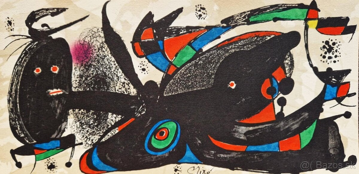 JOAN MIRO - Escultor Great Britain (Litografia)