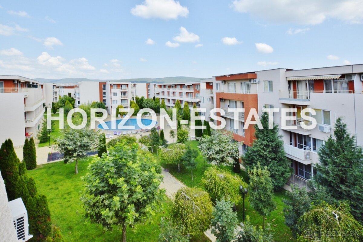 Útulné studio (35 m²) s výhledem na bazén Bulharsko