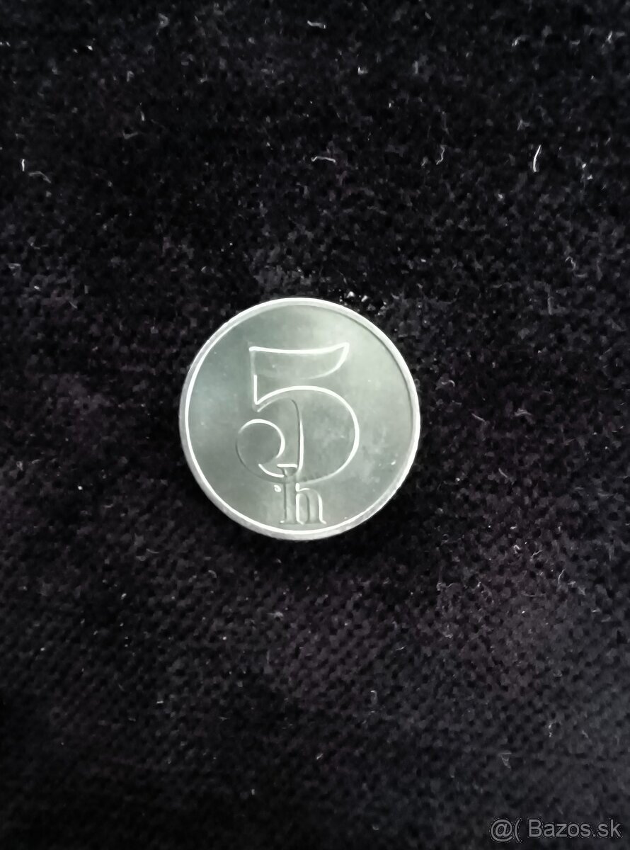 VZÁCNA_ 5 hal.-1991 TOP STAV