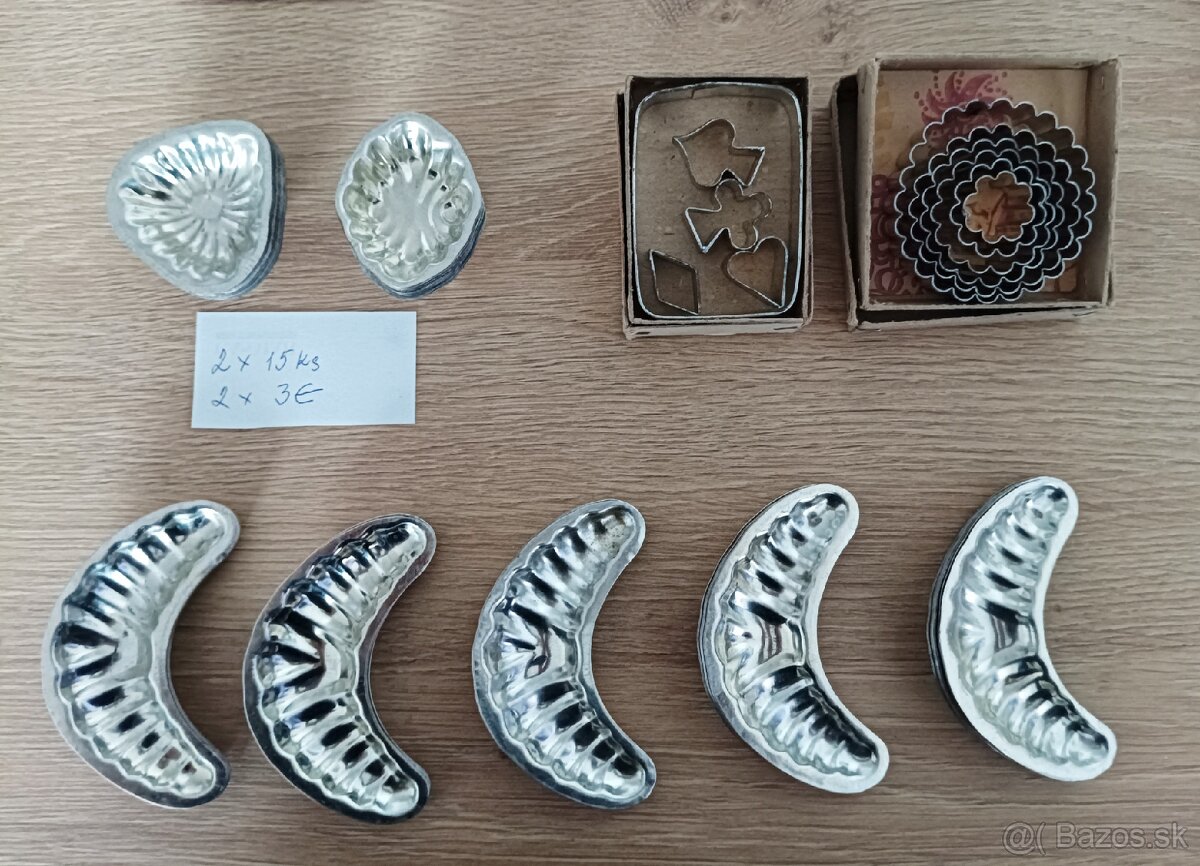 Formičky, vykrajovačky, zdobítko