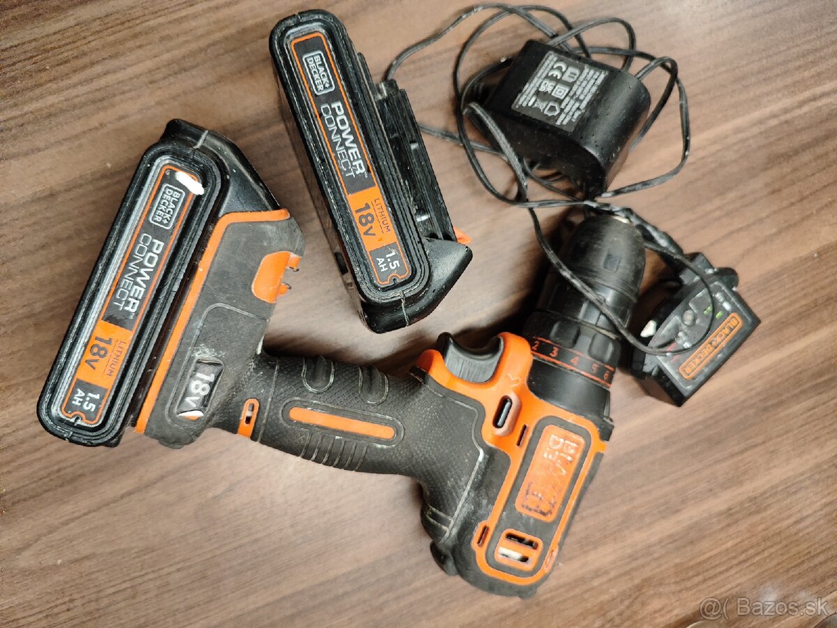 Aku skrutkovač Black and Decker