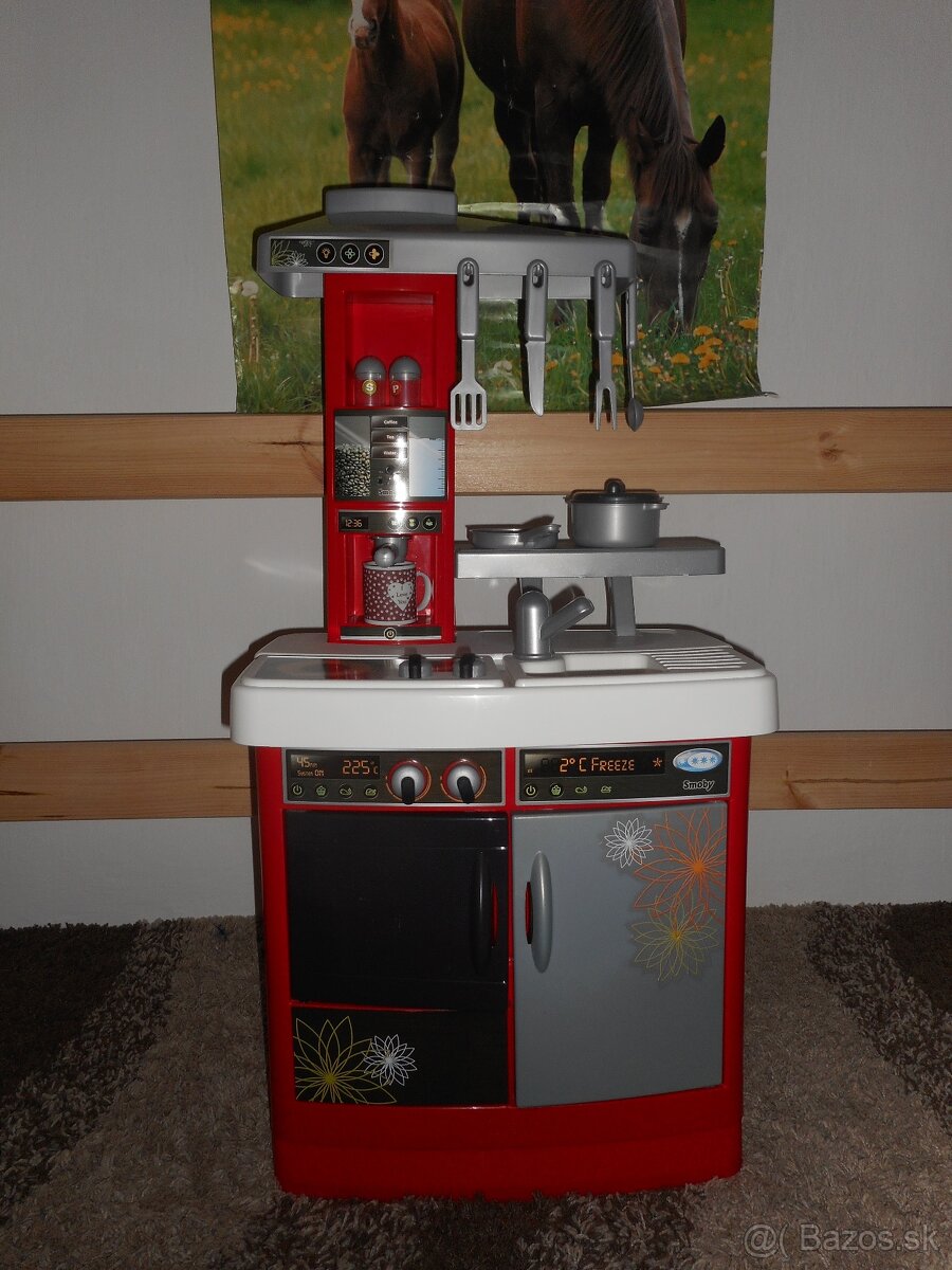 Detská kuchynka Smoby + detské riadiky
