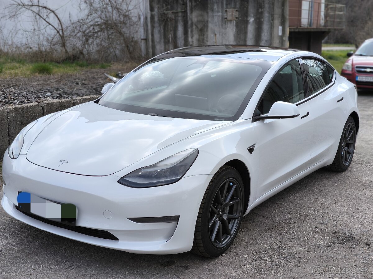 Predám Tesla Model 3, 2021, AWD, long range, 490hp