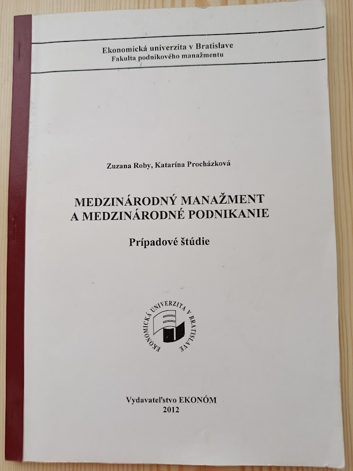 Medzinárodný manažment a medzinárodné podnikanie