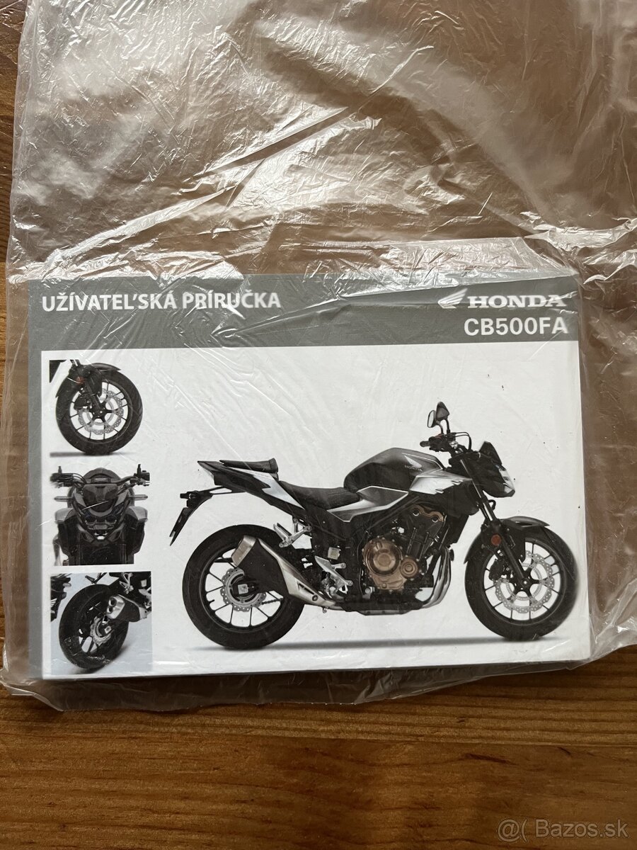 Uživateľská príručka Honda CB500F