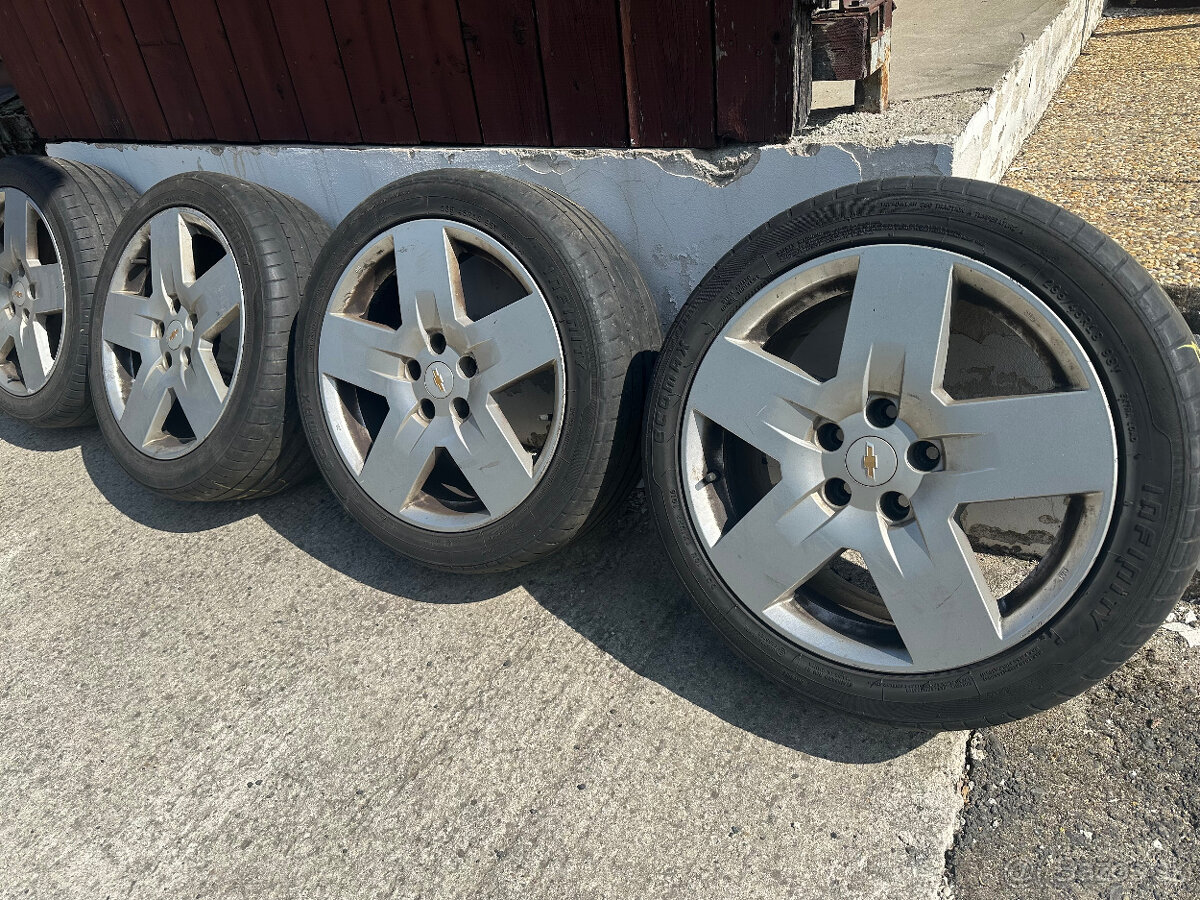 Predám originálne alu disky Chevrolet 18" + pneumatiky