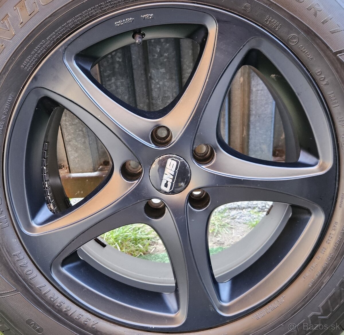 Kvalitné, matne čierne nemecké disky CMS - 5x112 R17