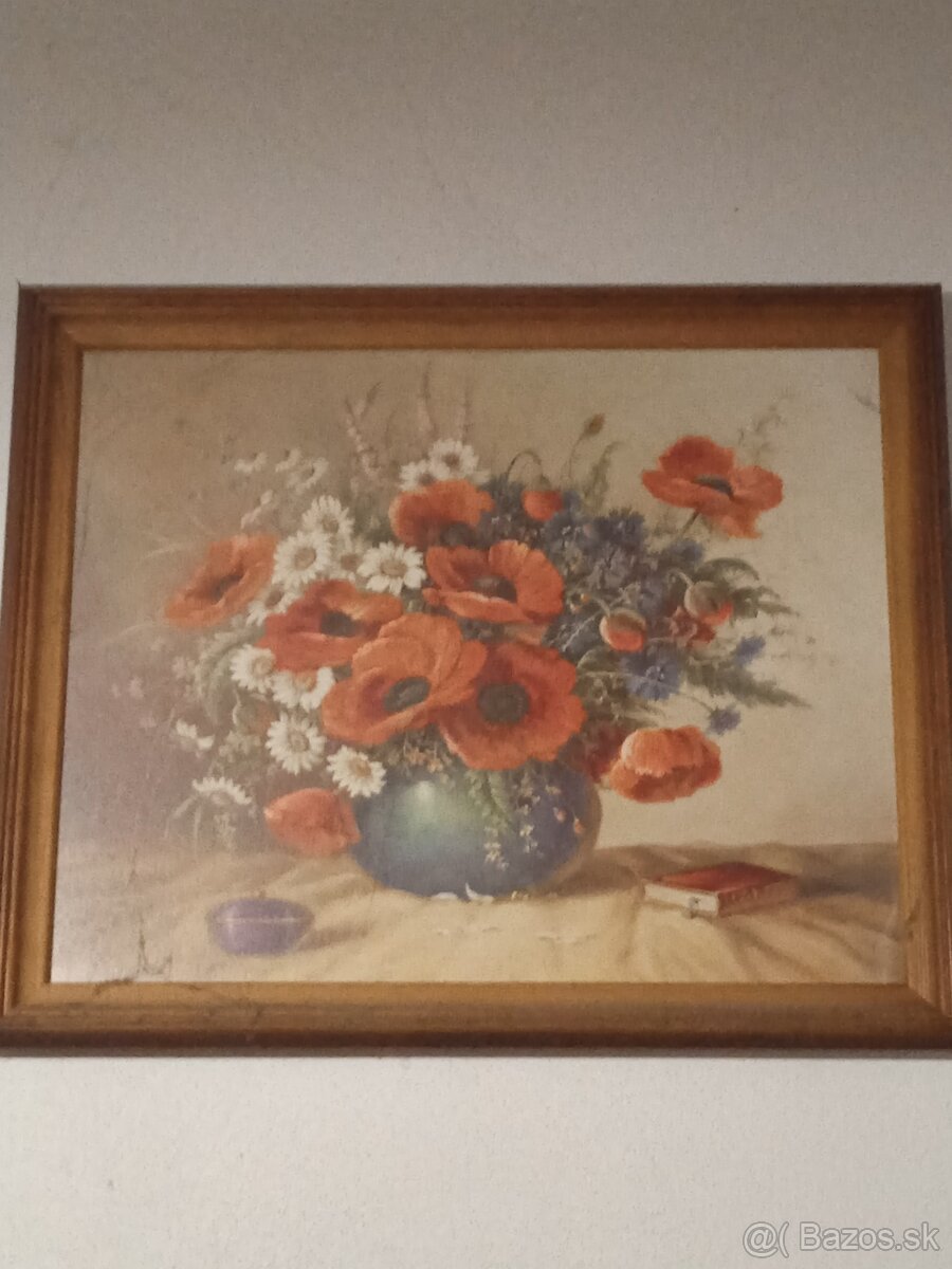 Obraz s kvetmi.